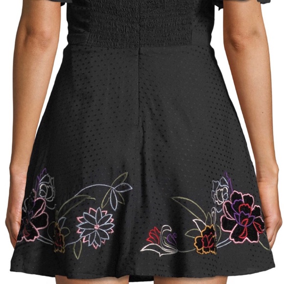 Red Carter Off the Shoulder Dress - Picture 6 of 8